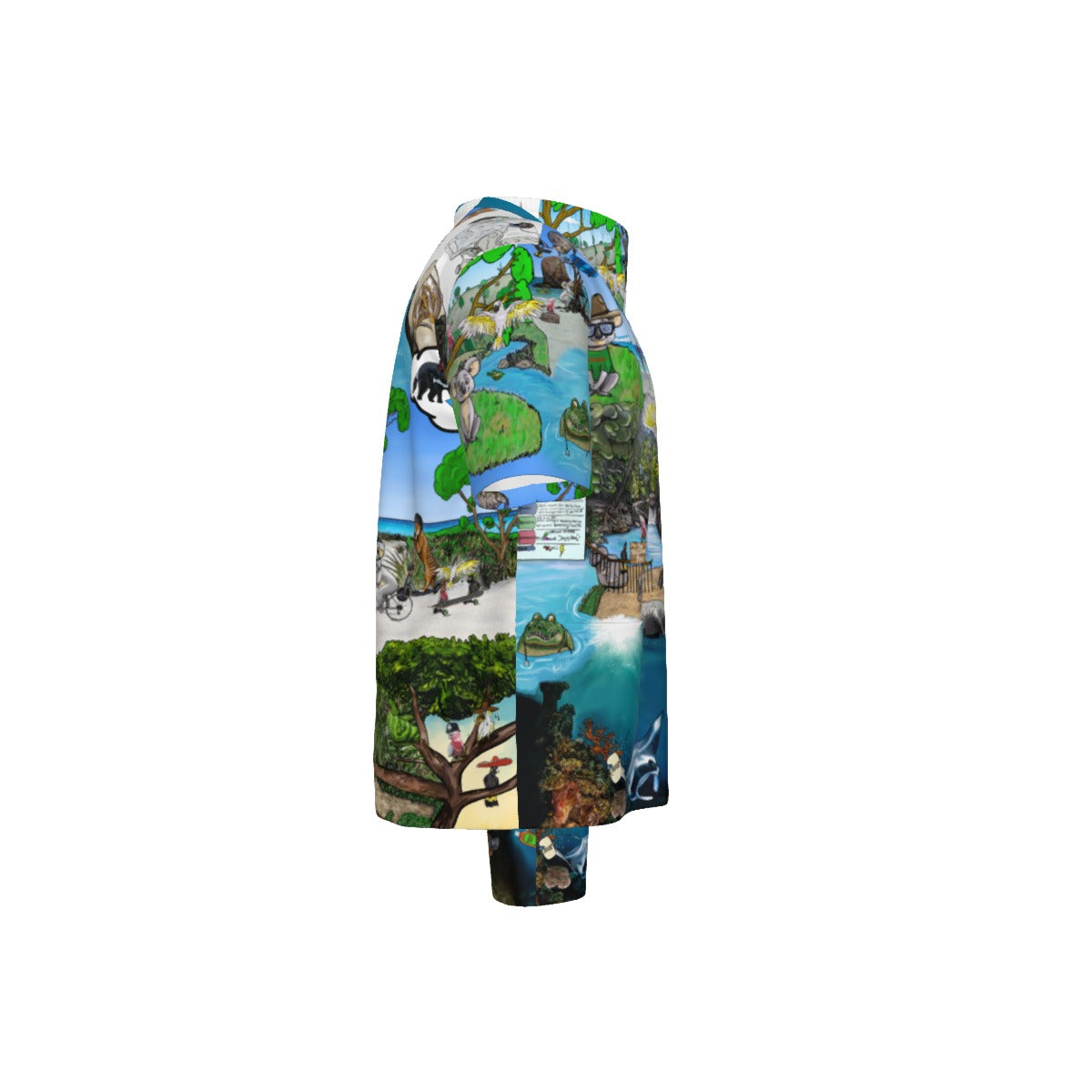 All-Over Print Unisex Scrub Set With Six Pocket