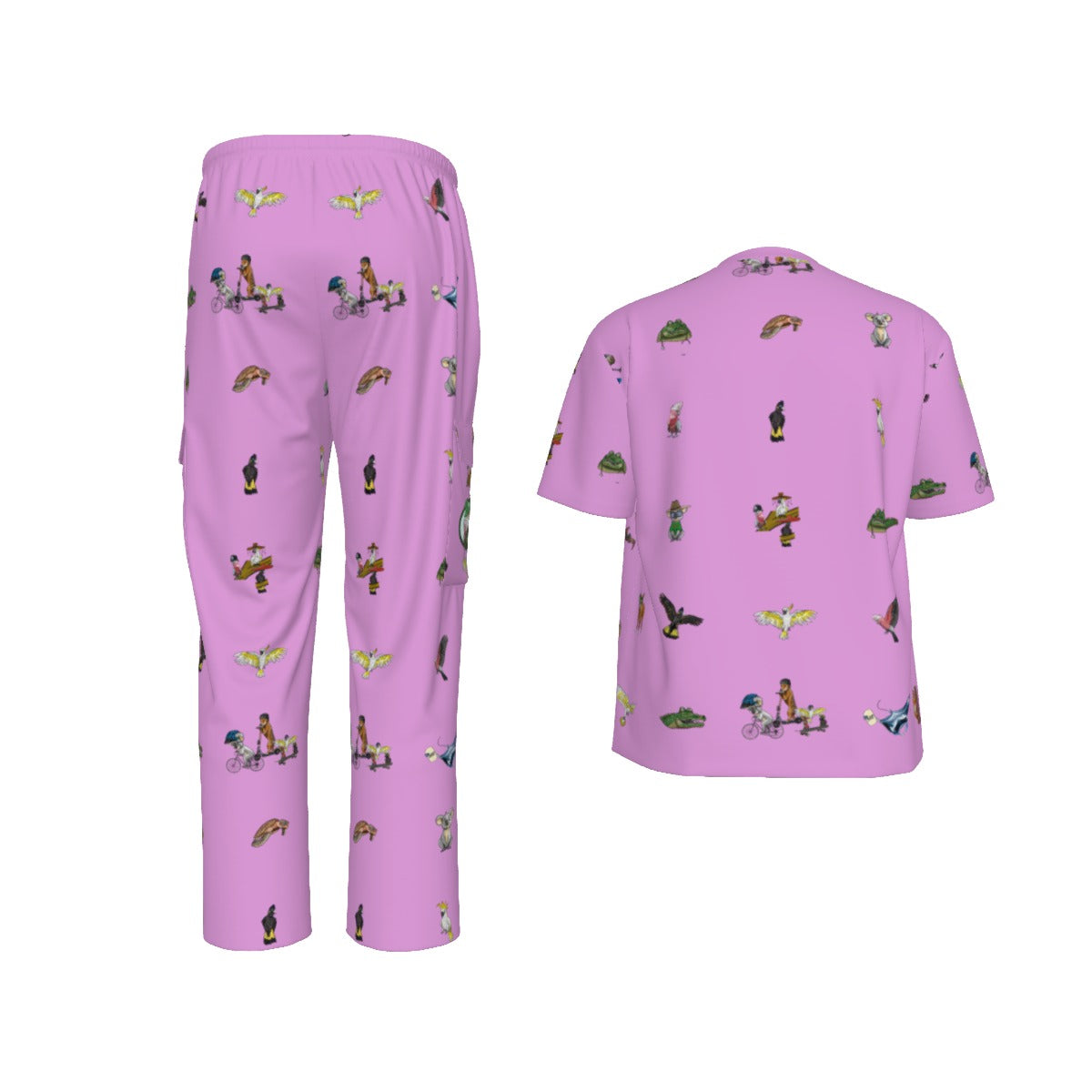 Doc Croc Pink Unisex Scrub Set