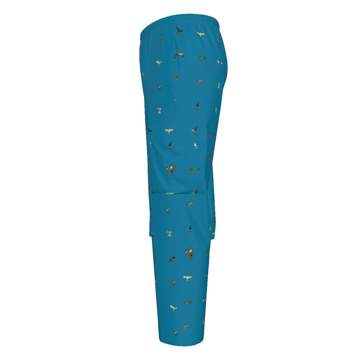 Doc Croc & The 3 Cockies Blue Scrub Set